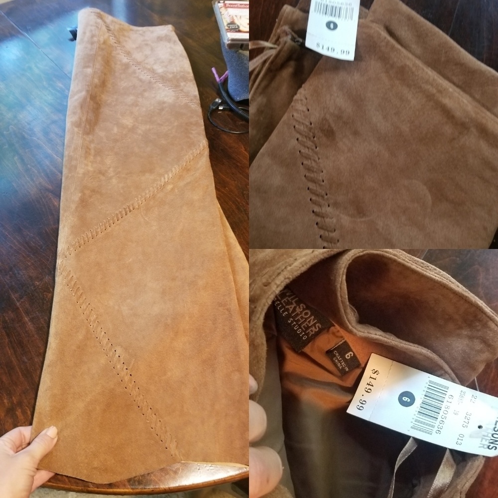 Wilson's Leather Full Length Western Skirt